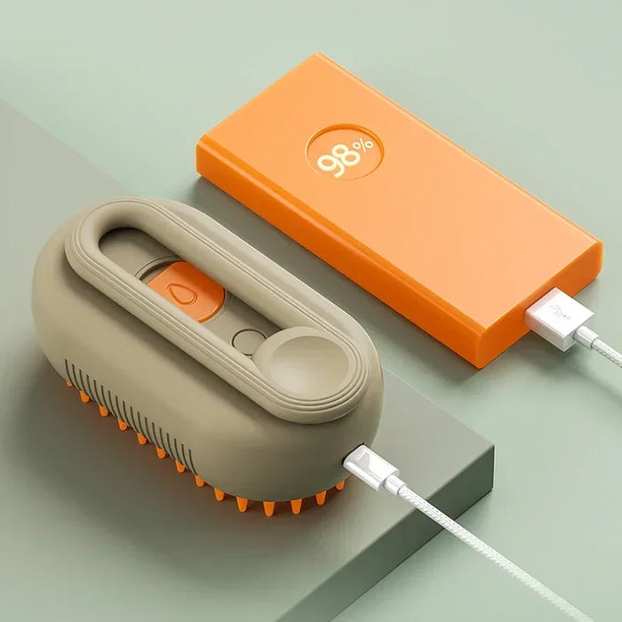 3-in-1 Steamy Grooming Brush